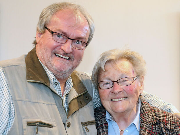 Klementine Brinkmann mit Sohn Georg FOTO: ANDREAS DUNKER