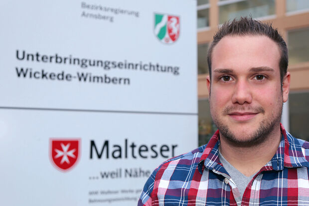 Der stellvertretende ZUE-Betreuungsleiter Julian Demiet verlässt Wimbern nach nur 17 Monaten. ARCHIVFOTO: ANDREAS DUNKER