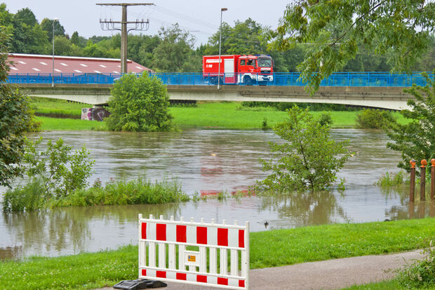 Die Feuerwehr war und ist in den Ortsteilen Echthausen, Wickede, Wiehagen und Wimbern im Einsatz. FOTO: ANDREAS DUNKER