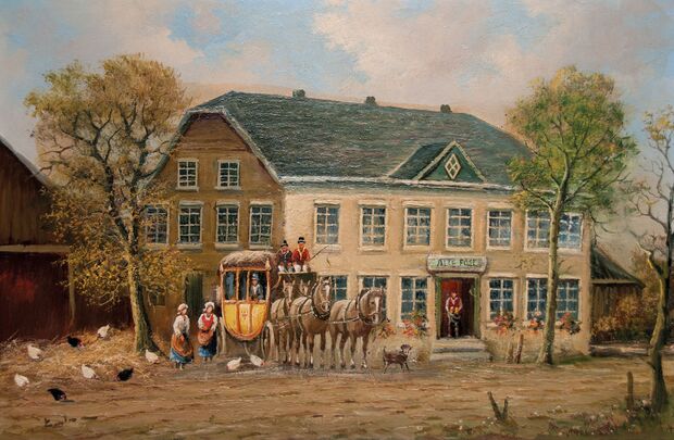 Die Poststation in Wimbern REPRO: VEREIN DORF WIMBERN