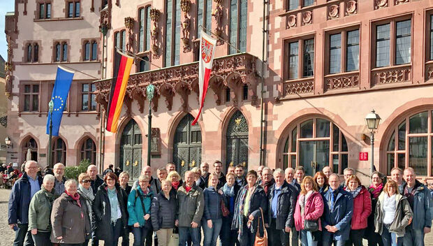 Die CDU-Fraktion Wickede (Ruhr) besuchte die hessische Finanzmetropole Frankfurt am Main FOTO: CDU