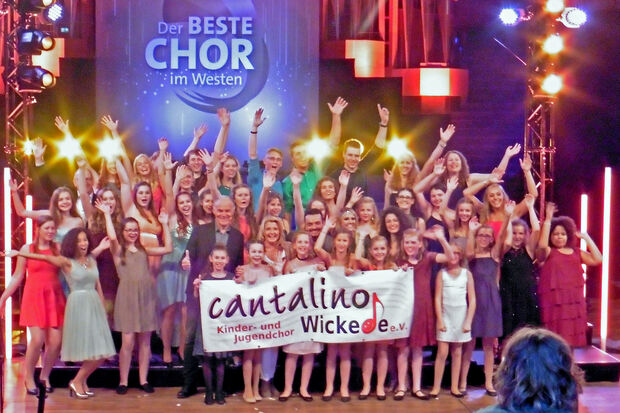 Der Wickeder Jugendchor "Cantalino" darf sich beim Halbfinale des WDR-Wettbewerbs "Der BESTE CHOR im Westen" präsentieren. FOTO: UWE STÜCKER