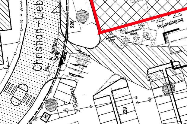 Künftig drei Spuren für die Anbindung des Wickeder Einkaufszentrums an die Christian-Liebrecht-Straße QUELLE: GEMEINDE WICKEDE (RUHR)