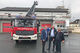 Neuer Drehleiterwagen mit Gelenkarm und Rettungskorb