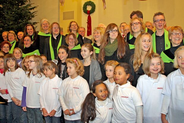 Gemeinsamer Auftritt der Chöre FOTO: PRIVAT