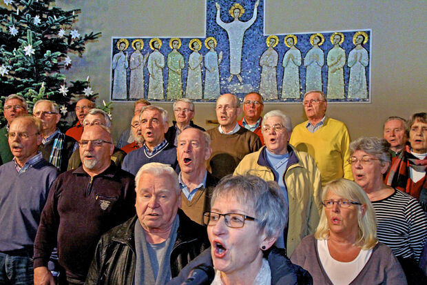 Probe des Gemischten Chores „Liedertafel“ Wiehagen in der evangelischen Christus-Kirche FOTO: ANDREAS DUNKER