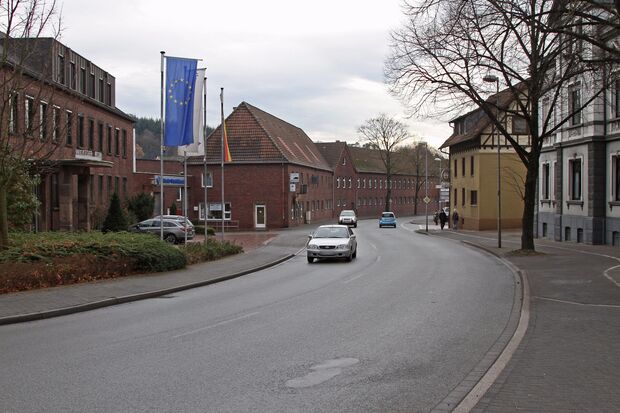 Die Hauptstraße an der Einmündung „Ringstraße“ FOTO: CARINA WESTERWELLE