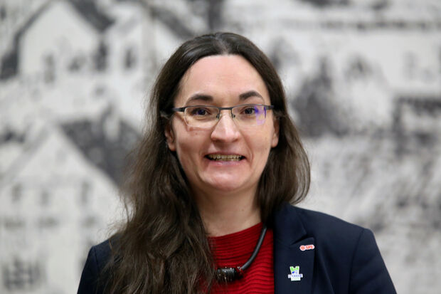 SPD-Bürgermeister-Kandidatin Inga Westermann FOTO: ANDREAS DUNKER