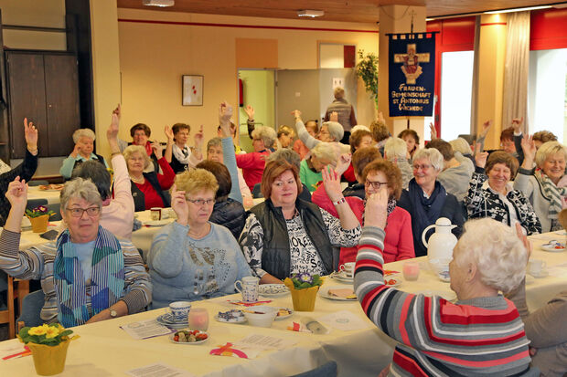 Mitgliederversammlung der Katholischen Frauengemeinschaft im großen Saal des Roncalli-Hauses ARCHIVFOTO: ANDREAS DUNKER