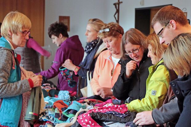 Der Kinder-Klamotten-Markt im Martin-Luther-Haus ARCHIVFOTO: ANDREAS DUNKER