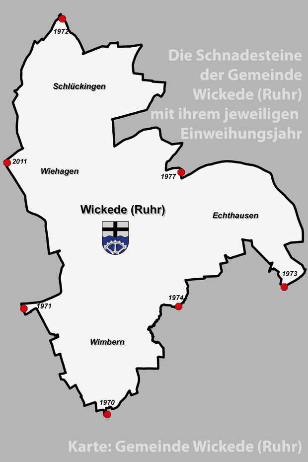 Karte: Gemeinde Wickede (Ruhr)