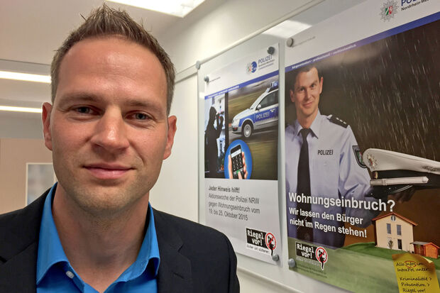 Carsten Seck, Leiter der Ermittlungskommission gegen Wohnungseinbruchsdiebstähle der Kreispolizeibehörde Soest ARCHIVFOTOS: ANDREAS DUNKER