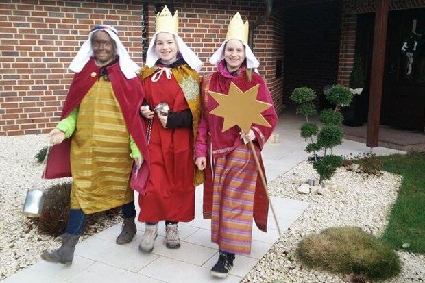 Fleißige Sternsinger in Wickede FOTO: PRIVAT