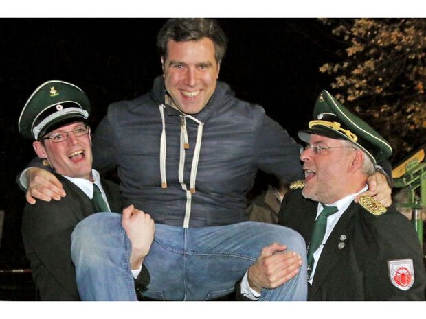 Der amtierende Wimberner Winterschützenkönig: Lars Scholand aus Wickede ARCHIVFOTO: ANDREAS DUNKER