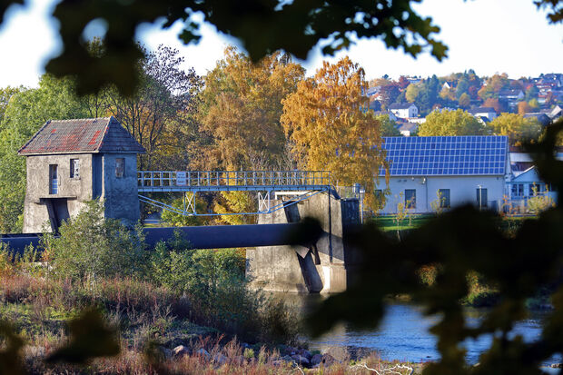 Das historische Trommelwehr in Wickede FOTO: ANDREAS DUNKER