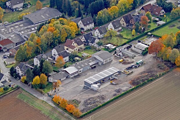 Luftansichten vom Bauhof der Gemeinde Wickede (Ruhr) FOTOS: ANDREAS DUNKER