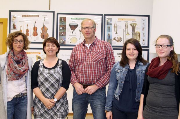 Der neue Cantalino-Vorstand (von links): Beisitzerin Silke Arndt, Schriftführerin Margarida Haselhorst, Vorsitzender Christoph Arndt, Kassiererin Elisabeth – genannt „Lissi“ – Hossfeld und Beisitzerin Judith Stücker FOTO: ANDREAS DUNKER