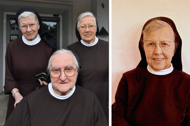 Die letzten vier Olper Franziskanerinnen in Wickede FOTO: ANDREAS DUNKER / PRIVAT
