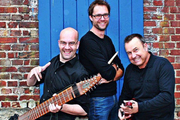 Das Musiker-Trio „globalBEAT“ FOTO: ANNA BECKER