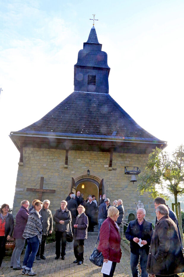 Die katholische St.-Josef-Kapelle in Schlückingen nach einem sonntäglichen Gottesdienst ARCHIVFOTO: ANDREAS DUNKER
