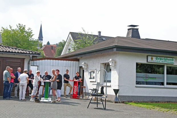 Das Vereinsheim der Schieß-Sport-Gruppe (SSG) St. Vinzentius Echthausen ARCHIVFOTO: ANDREAS DUNKER