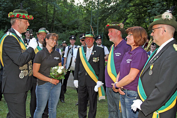 Amtsübergabe von Carinna und Dietmar Wrede an Ulrich und Ulrike Thiele FOTO: ANDREAS DUNKER