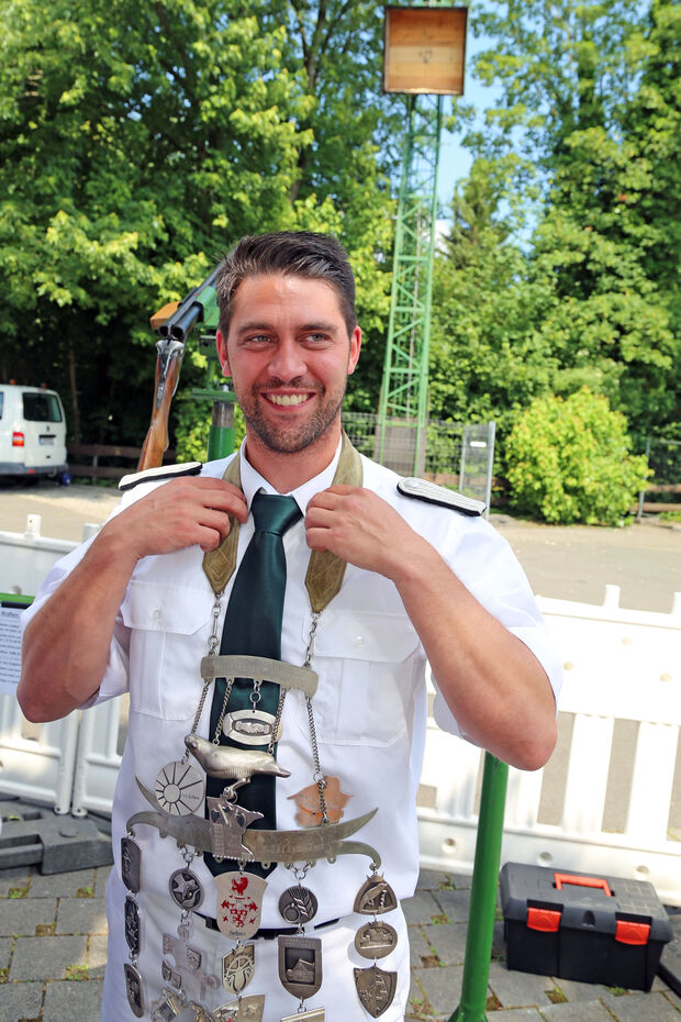 Der neue Wimberner Schützenkönig Jochen Kirchberg FOTO: ANDREAS DUNKER