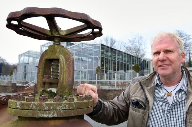 Werner Severin vor dem "Kraftwerk" im Werler Stadtwald ARCHIVFOTO: ANDREAS DUNKER