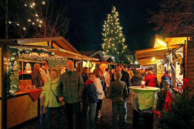 Der Weihnachtsmarkt in Wickede ARCHIVFOTO: ANDREAS DUNKER