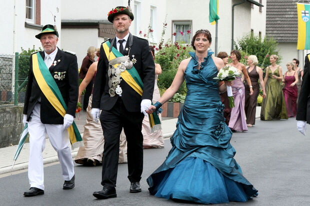 Das Wickeder Schützenkönigspaar 2015/2016: Dietmar und Carina Wrede ARCHIVFOTO: ANDREAS DUNKER